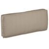 vidaXL Pude Gr&aring;brun 120 x 50 x 12 cm Oxford stof