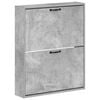 vidaXL V&aelig;gmonteret Skoskab HOORN 71 x 17 x 86 cm Konstrueret tr&aelig;