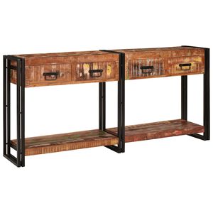vidaXL Konsolborde 2 stk. Flerfarvet 161 x 33 x 75 cm