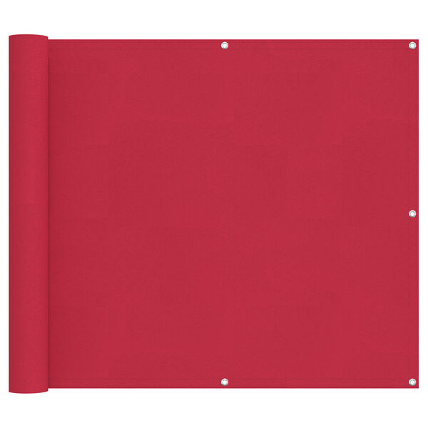 vidaXL Altan Sk&aelig;rm Bordeaux 90 x 700 cm PU belagt oxford alu