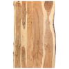 vidaXL bordplade 100x(50-60)x3,8 cm massivt akacietr&aelig;