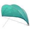 vidaXL Pool Dome 472 x 460 x 229 cm 185T polyester med PU-bel&aelig;gning