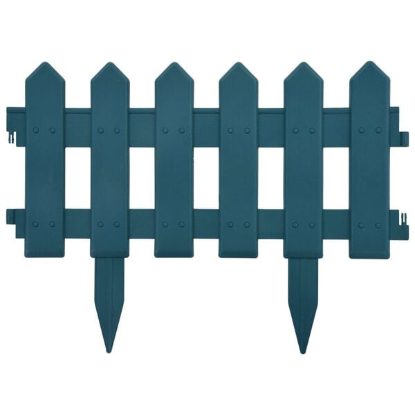 vidaXL bedhegn 17 stk. 10 m PP gr&oslash;n