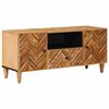 vidaXL Opbevaringsskabe Brun 105 x 33,5 x 46 cm Massivt mangotr&aelig;