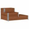 vidaXL h&oslash;jbed 120x80 cm 3 niveauer massivt fyrretr&aelig; brun