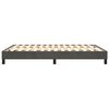 vidaXL Boxspring sengeramme Mørkegrå 140x200 cm Fløjl