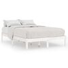 vidaXL sengeramme 150x200 cm King Size massivt fyrretr&aelig; hvid