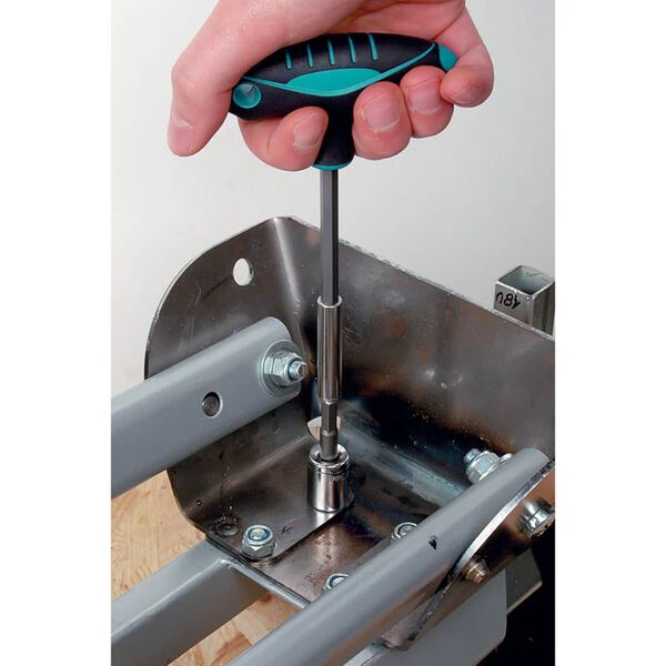 wolfcraft skruetr&aelig;kker med T-h&aring;ndtag og bitholder 1235000