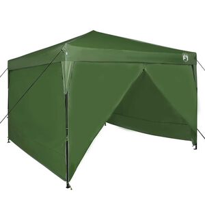 vidaXL Pop-up canopy telt Grøn 300 x 300 cm Stof