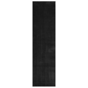 vidaXL Medium luv bl&oslash;d og vaskbar t&aelig;ppe HUARTE Sort 300 x 80 cm