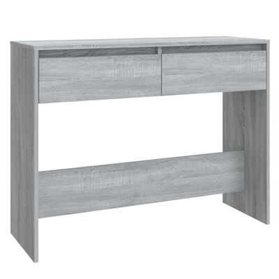 vidaXL sofabord 100x35x76,5 cm konstrueret træ grå sonoma-eg