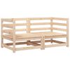 vidaXL hj&oslash;rnemoduler 2 stk. til havesofa 70x70x67 cm massivt fyrretr&aelig;