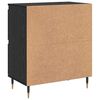 vidaXL Sideboard Sort eg 60 x 35 x 70 cm