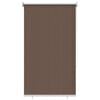 vidaXL Udend&oslash;rs rullesk&aelig;rm 90% UV blok Gr&aring;brun 60 x 140 cm HDPE