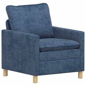 vidaXL Sofa Bl&aring; 76 x 81 x 87,5 cm Polyester