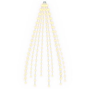 vidaXL Juletr&aelig;slys 180 LED'er Varm hvid 180 cm