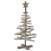 vidaXL Juletr&aelig; Brun 90 cm Massivt teaktr&aelig;