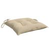 vidaXL stolehynder 2 stk. 40x40x7 cm oxfordstof beige