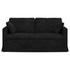 vidaXL Sofa Sort 158 x 78 x 80 cm Fl&oslash;jl