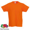 Fruit of the Loom originale T-shirts til b&oslash;rn 5 stk. str. 128 orange
