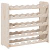 vidaXL vinreol 67,5x25x60 cm massivt fyrretr&aelig;