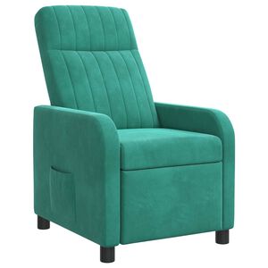 vidaXL Recliner Turkis Velour (V)