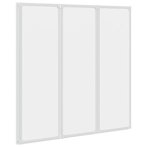 vidaXL Brusev&aelig;g 117x120 cm 3 paneler foldbar