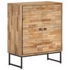 vidaXL sk&aelig;nk i massivt genanvendt teaktr&aelig; 60 x 30 x 75 cm