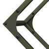 vidaXL br&aelig;ndestativ 100x25x100 cm koldvalset st&aring;l olivengr&oslash;n