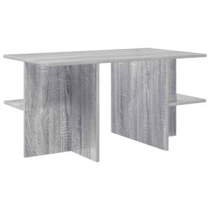 vidaXL Sofabord Gr&aring; sonoma-eg 87 x 50 x 45 cm Konstrueret tr&aelig;
