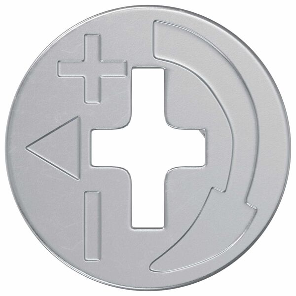 vidaXL Kam L&aring;s Skruer 2 pcs S&oslash;lv 15 x 11,5 mm St&aring;l