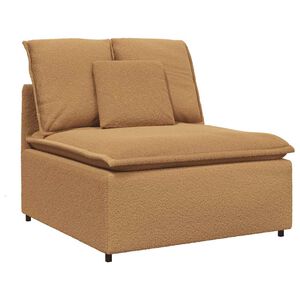vidaXL modulopbygget sofacentermodul med hynder 100 cm beige
