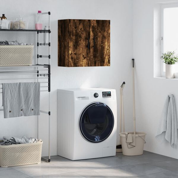 vidaXL v&aelig;gskab 60x31x60 cm konstrueret tr&aelig; r&oslash;get egetr&aelig;sfarve