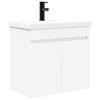 vidaXL Badev&aelig;relses Vanity-enhed med Armatur Hvid 61 x 40 x 74,5 cm