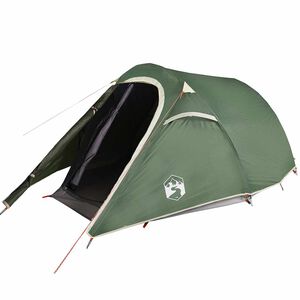 vidaXL 3-personers campingtelt vandt&aelig;t gr&oslash;n
