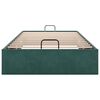 vidaXL osmannisk sengeramme uden madras 90x190 cm fløjl mørkegrøn