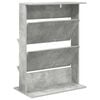 vidaXL Magasin Rack Beton Gr&aring; 70 x 41 x 96 cm Konstrueret tr&aelig;