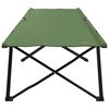 vidaXL Foldende Camping Seng 2 pcs Gr&oslash;n 206 x 76 x 74 cm