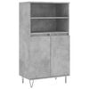 vidaXL skab 60x36x110 cm konstrueret tr&aelig; Betongr&aring;