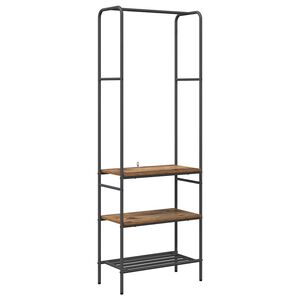 vidaXL T&oslash;jstativ Gammelt tr&aelig; 60 x 30 x 171 cm Konstrueret tr&aelig;