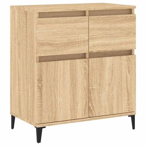 vidaXL sk&aelig;nk 60x35x70 cm konstrueret tr&aelig; sonoma-eg