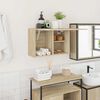 vidaXL v&aelig;gh&aelig;ngt badev&aelig;relsesskab 60x25x40 cm konstrueret tr&aelig; sonoma-eg