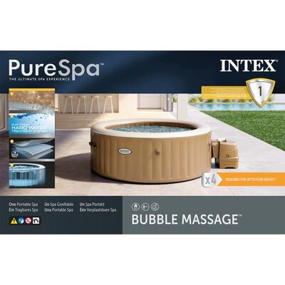 Intex spabad med massagefunktion PureSpa 196x71 cm rund