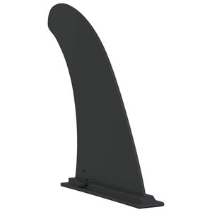 vidaXL SUP fin 3,5 x 18 x 21,5 cm Nylon Sort