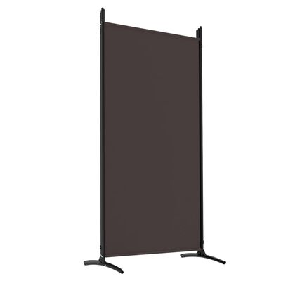 vidaXL 5-panels rumdeler 433x180 cm stof brun