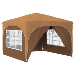 vidaXL Pop-up Festtelt 290 x 290 x 245 cm Beige
