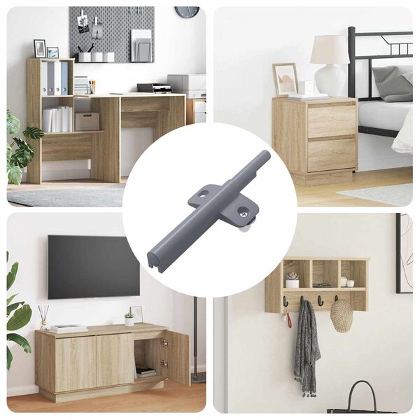 vidaXL Bl&oslash;d luk damper 1161 pcs Gr&aring; 125 x 47 x 15 mm PP