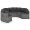 vidaXL sofas&aelig;t til haven 6 dele med hynder polyrattan gr&aring;