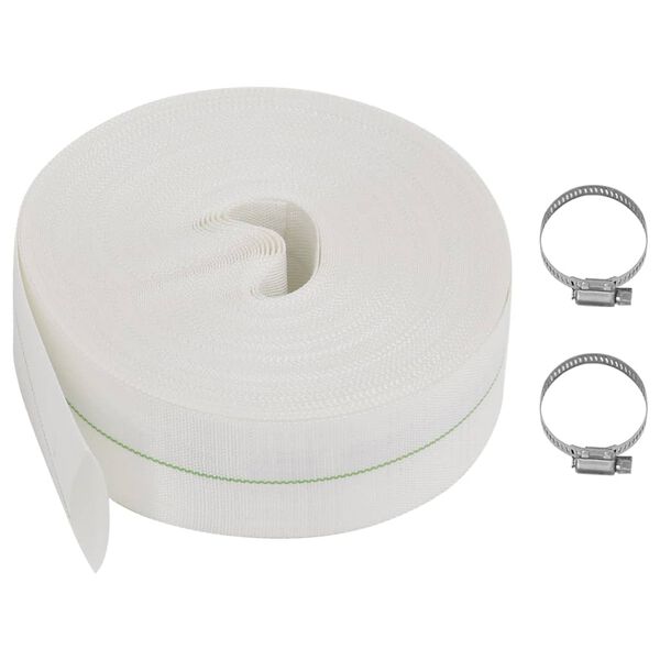 vidaXL flad slange 25 m 2" PE