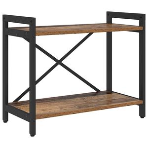vidaXL Bogreol 60 x 30 x 50 cm Konstrueret tr&aelig; Gammelt tr&aelig;